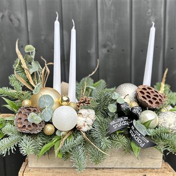Christmas Long tapper candle table decoration