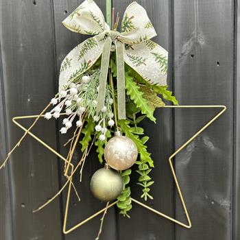 Metal hanging star pine perfect 