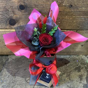 LOVE Eternal single rose 