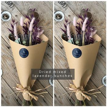 Dried mixed lavender bunch 