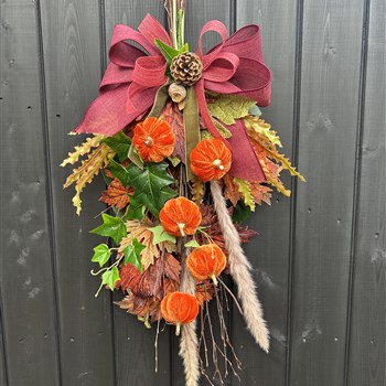 Autumn door swag 